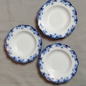 Royal Vitreous 9" Bowls Blue Flo/3